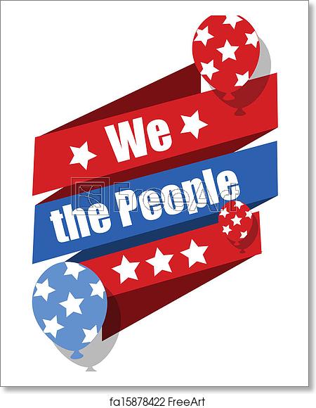 450x580 Free Art Print Of We The People