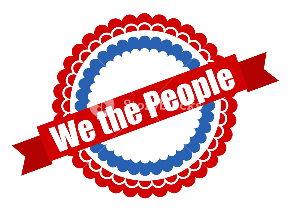 1000x729 We The People Constitution Day Vector Illustration Royalty Free