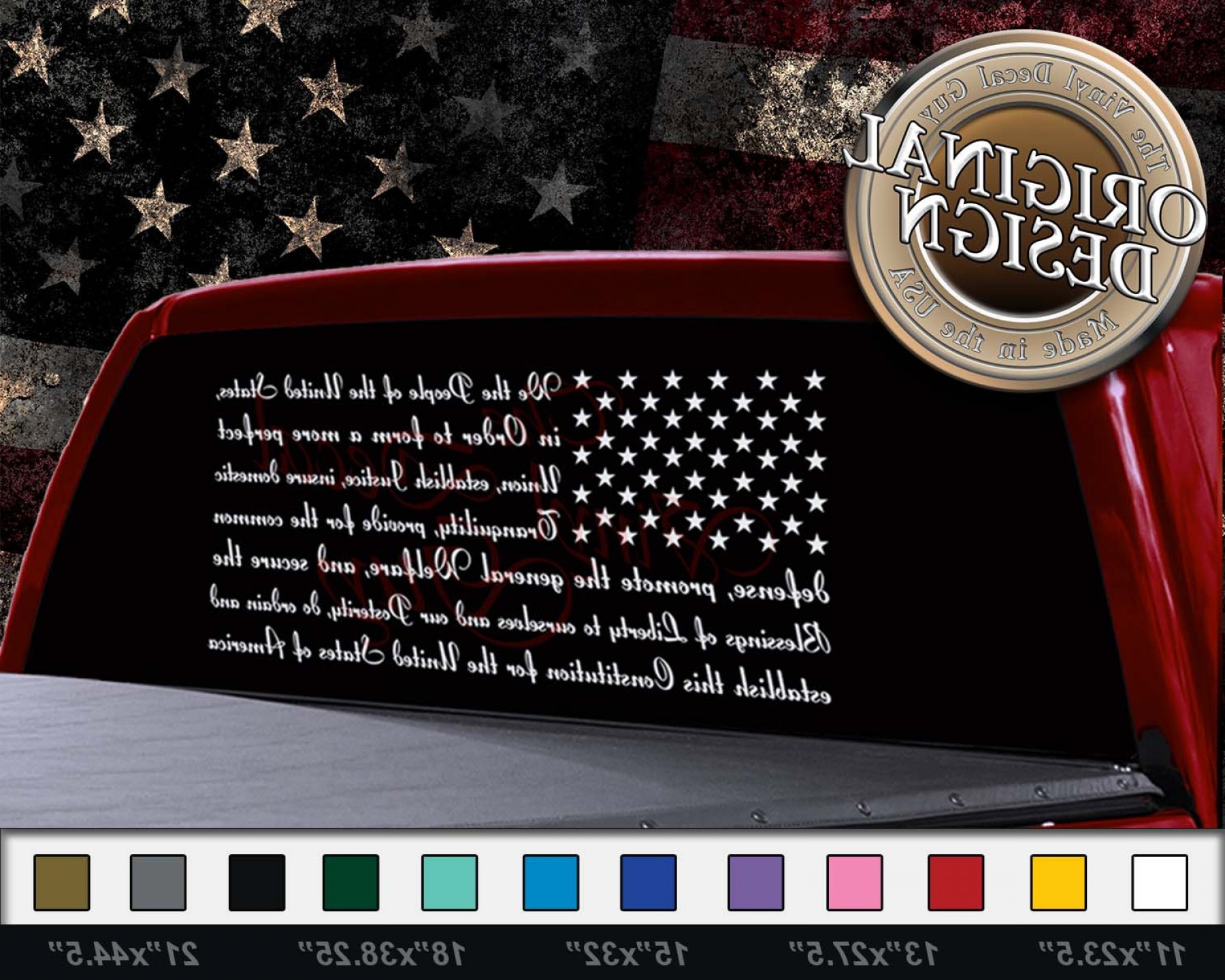 1800x1440 We The People Decal Preamble Decal Catchsplace