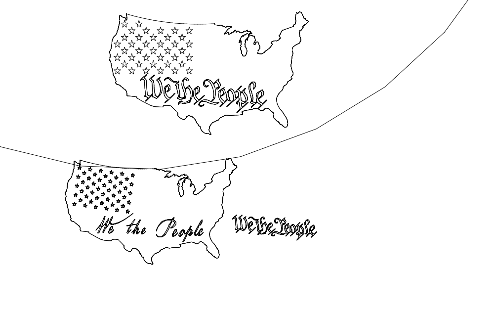 1002x633 Us We The People In Cut Paths Free Dxf Free Download Vector