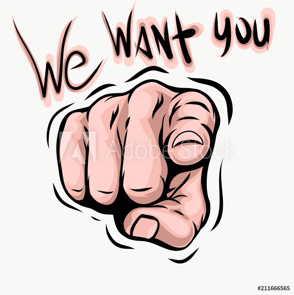 999x1000 Fotografie, Obraz We Want You Vector Posters Cz