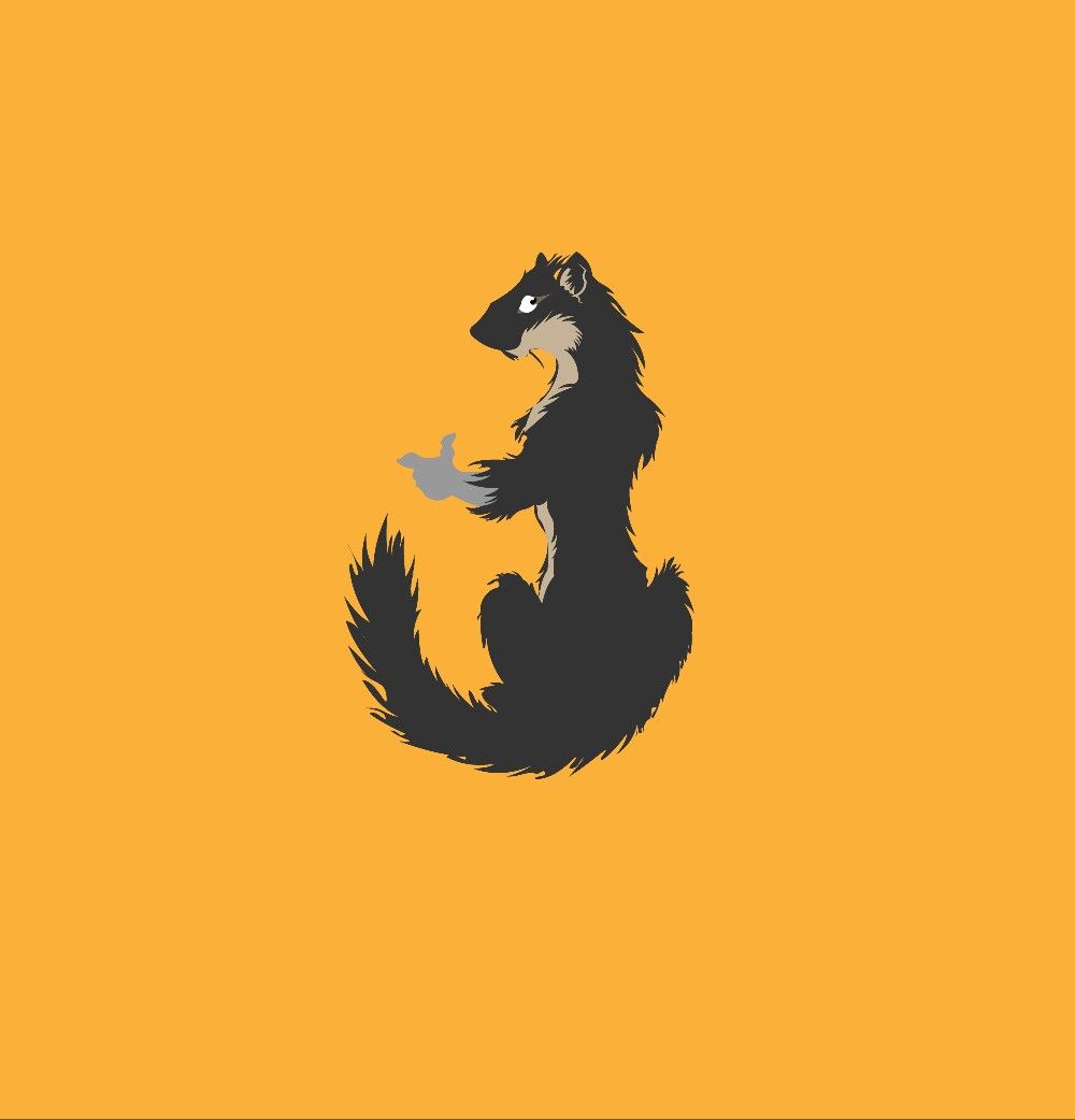 1000x1042 Weasel Vector Art