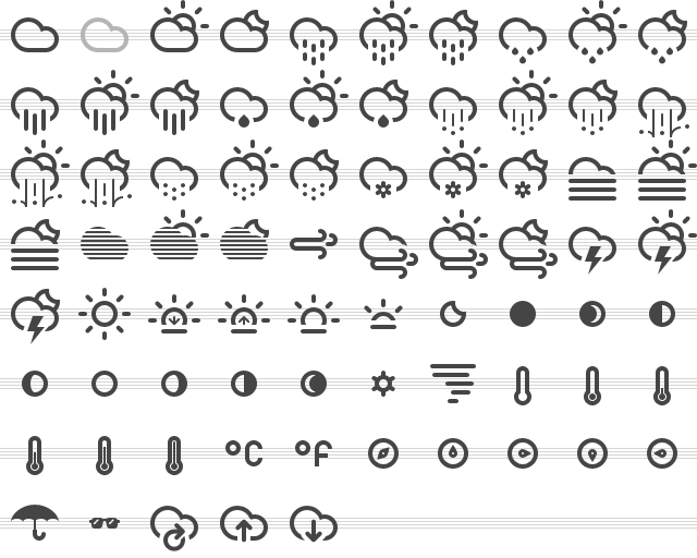 640x512 Climacons Adam Whitcroft Illustrative Weather Icons, Icon