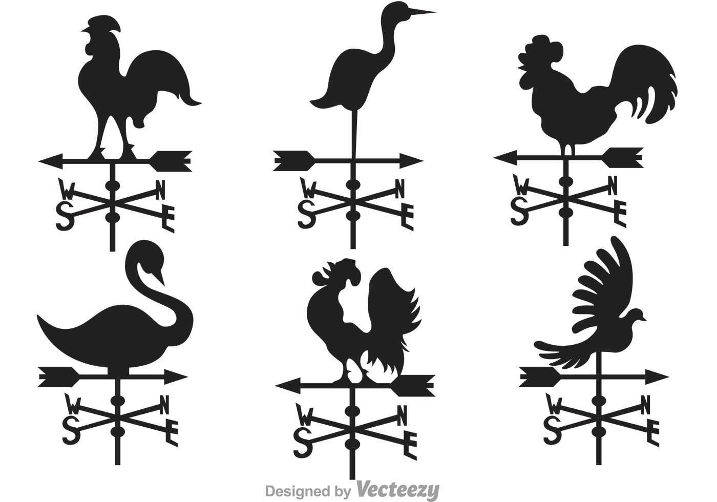 1400x980 Free Vector Weather Vane Vectors
