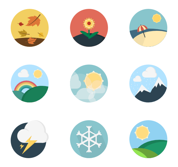 Pixel Weather Icons 600x564 Pixel Weather Icons