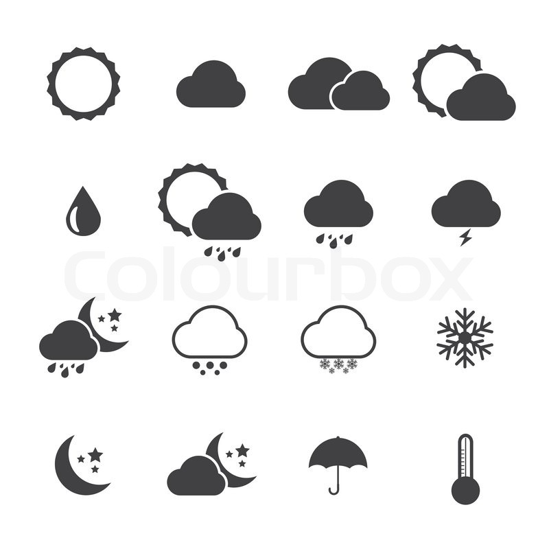 Black And White Icon Set Of Stock Vector Colourbox 800x800 Black And White Icon Set Of Stock Vector Colourbox