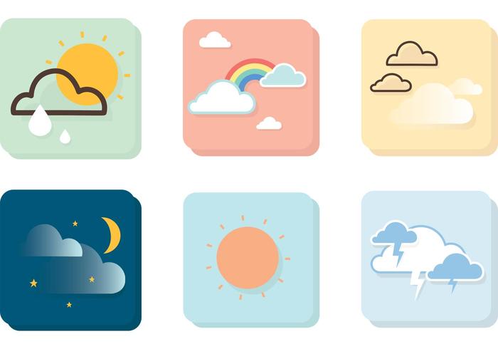 Weather Vector Icons 700x490 Weather Vector Icons