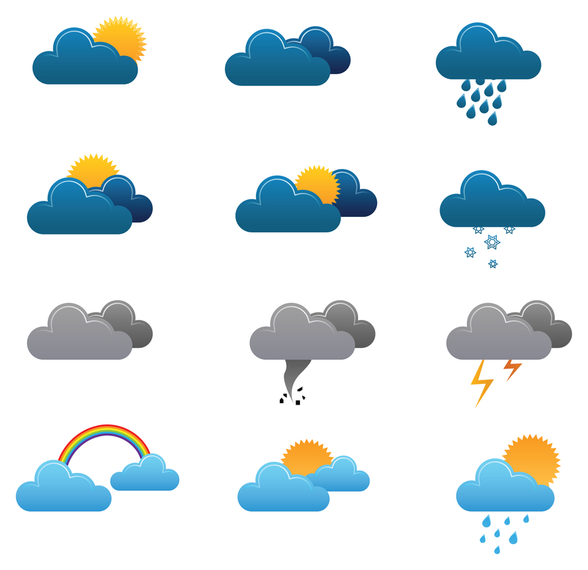 Free Weather Vector Icons 588x570 Free Weather Vector Icons