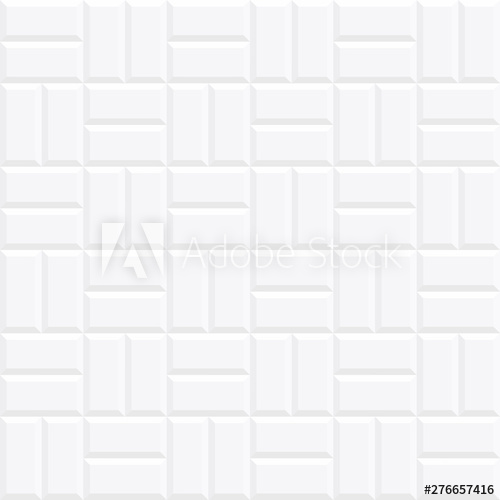 500x500 White Ceramic Tiles, Seamless Pattern Basket Weave Vector