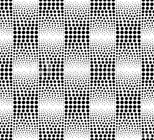 500x455 Seamless Black And White Dotted Weave Vector Pattern Modern