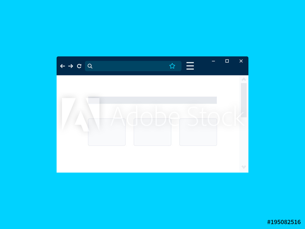 1000x750 Photo Art Print Internet Browser Vector Illustration Europosters