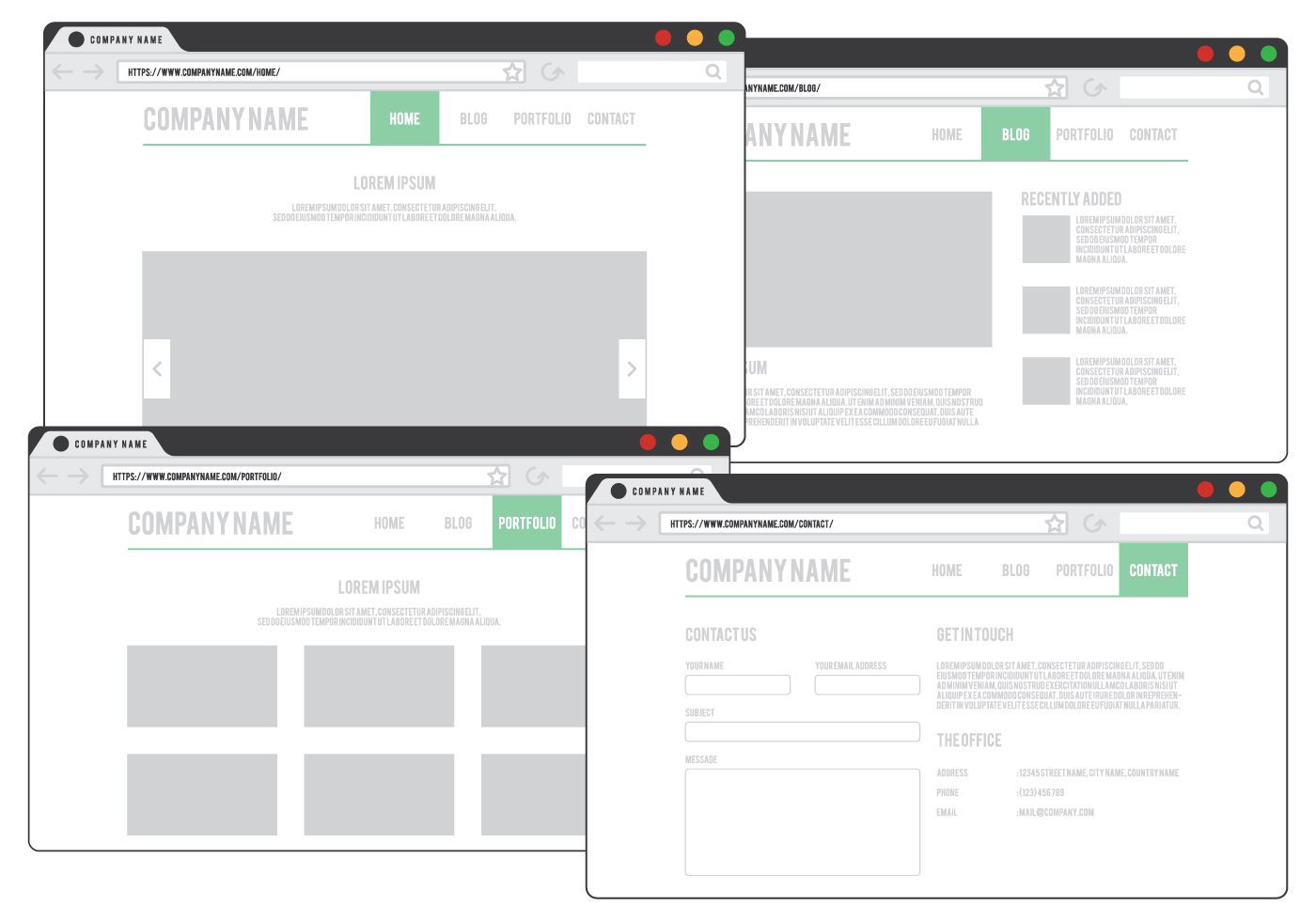 1400x980 Web Browser Free Vector Art