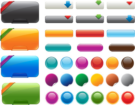 468x363 Free Download Vector Web Buttons Free Vector Download