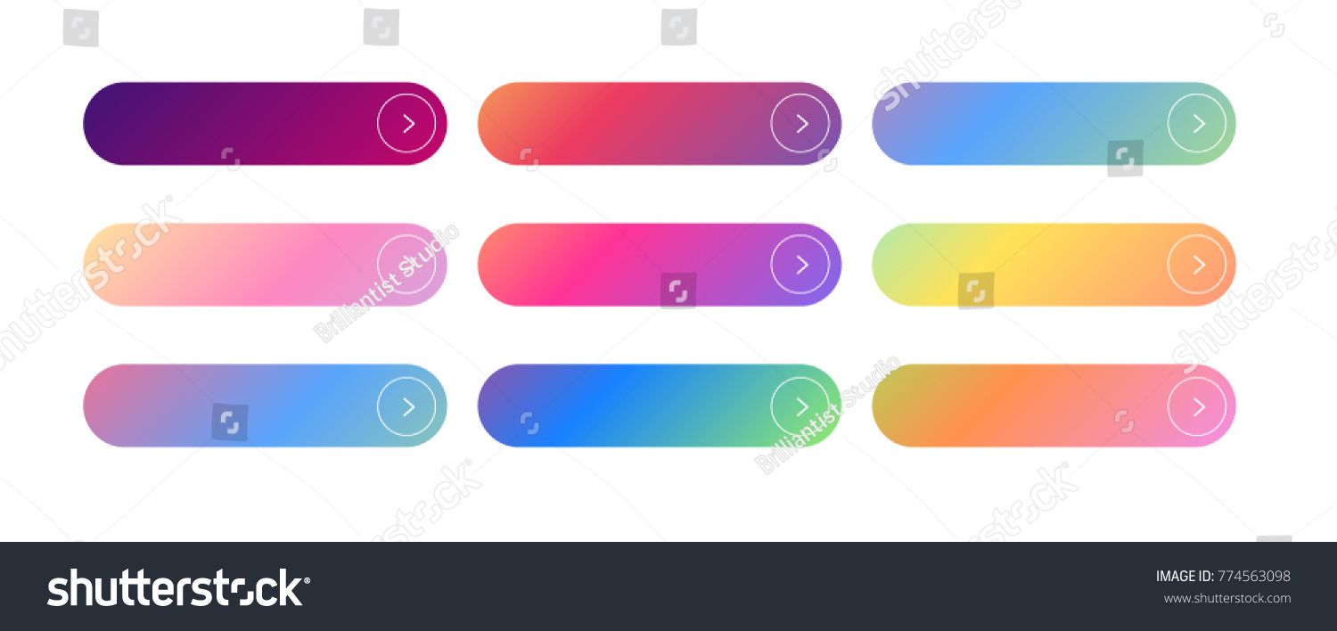 1500x708 Call To Action Buttons Set Flat Design Blank Buttons Vector