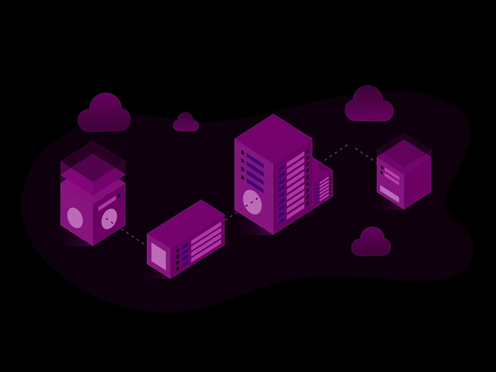 2000x1500 Free Web Hosting Vector Illustration