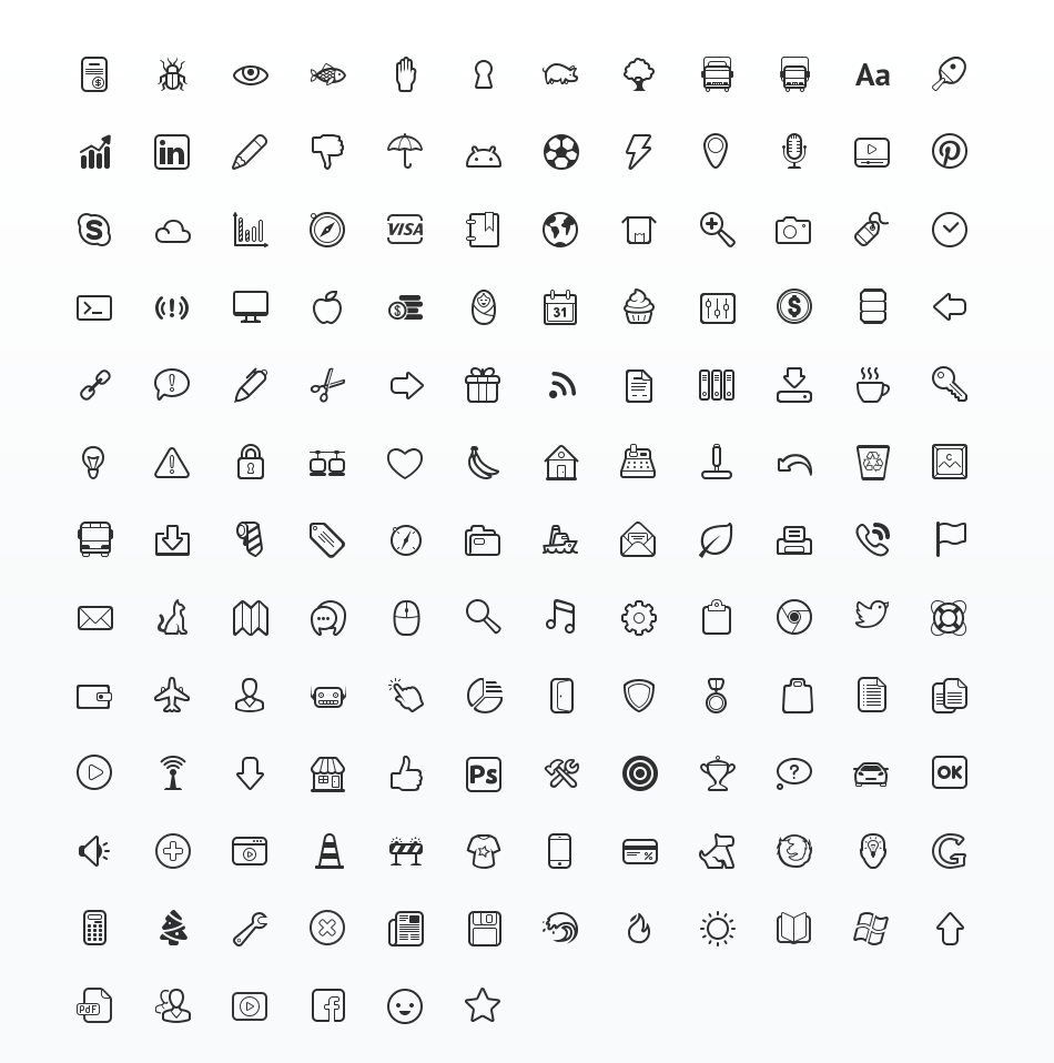950x958 Sitepoint Simplicity Vector Icon Set Web Icon Set