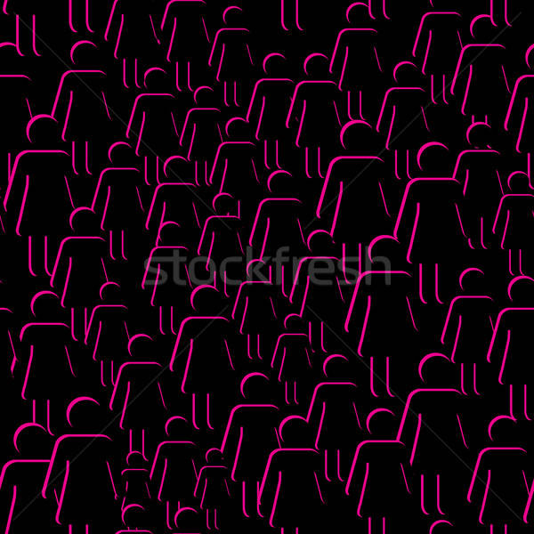 600x600 People Woman Girl Business Crowd, Icon Web Vector Diagram