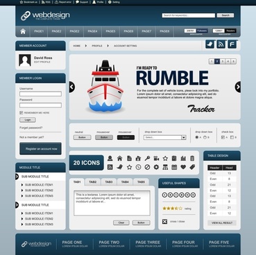 369x368 Template Coreldraw Web Free Vector Download