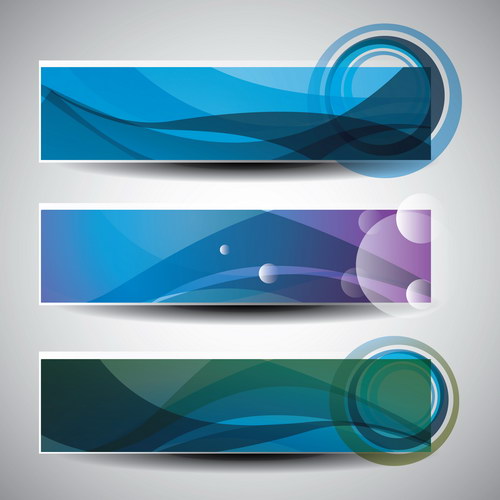 500x500 Abstract Web Banners Vector Material Free Download