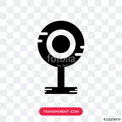 Webcam Vector Icon Isolated On Transparent Background, Webcam Logo 500x500 Webcam Vector Icon Isolated On Transparent Background, Webcam Logo
