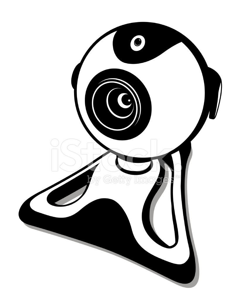 Webcam Vector Illustration Stock Vector 796x1024 Webcam Vector Illustration Stock Vector