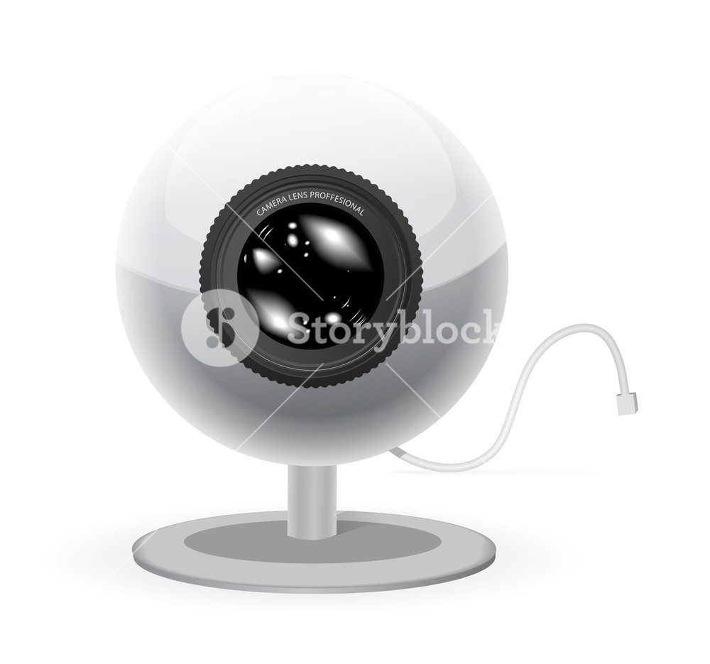 Webcam Vector Illustration Isolated On White Background Royalty 1000x935 Webcam Vector Illustration Isolated On White Background Royalty