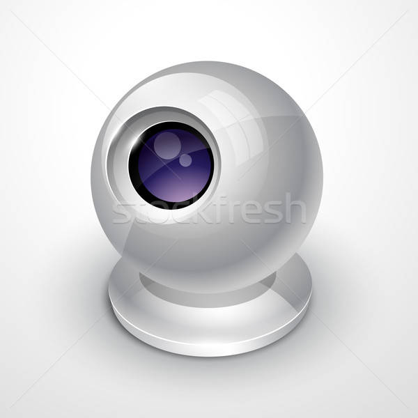 White Webcam Vector Illustration Pinnacle Animates 600x600 White Webcam Vector Illustration Pinnacle Animates