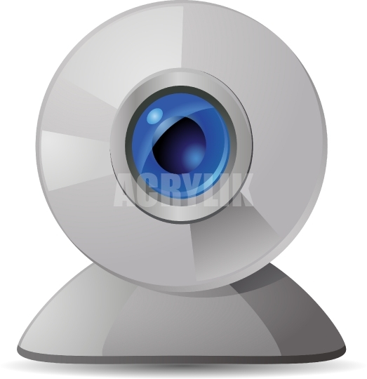 Computer Webcam Vector Icon 523x540 Computer Webcam Vector Icon