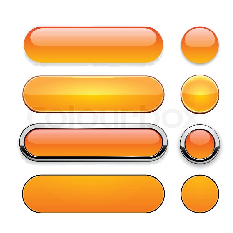 800x800 Orange High Detailed Modern Web Stock Vector Colourbox