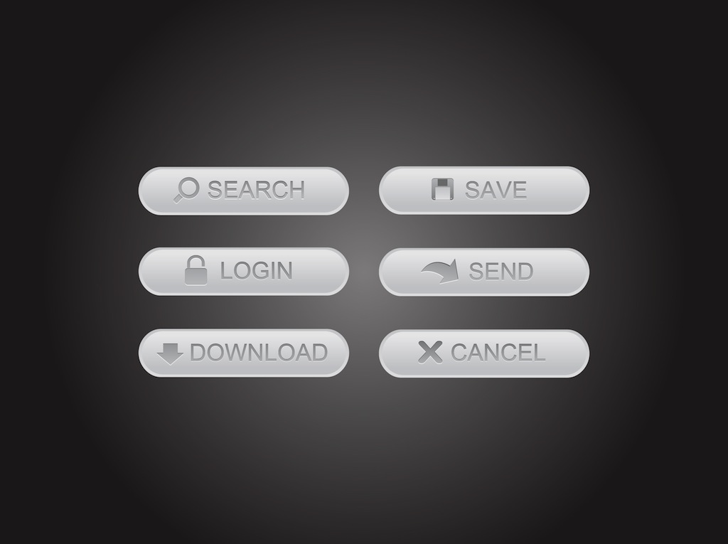 1024x765 Web Buttons Vector Art Graphics