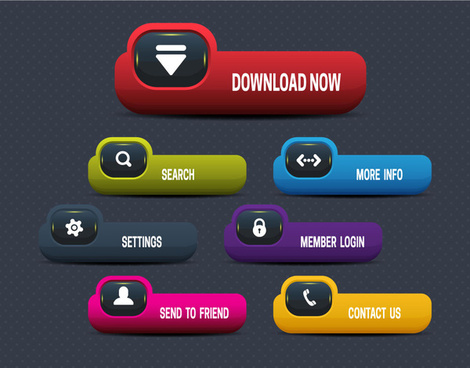 470x368 Button Vector Free Vector Download