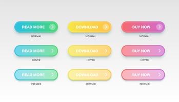 349x200 Buttons For Website Free Vector Art