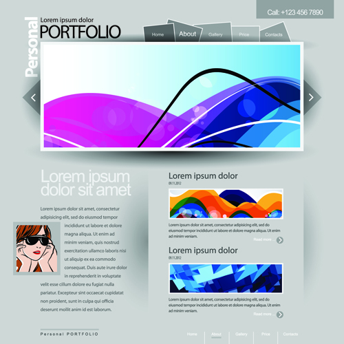 500x500 Gray Vector Website Templates Design Elements Free Download