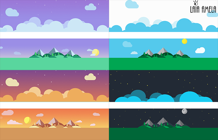 750x485 Website Background Vector Illustration
