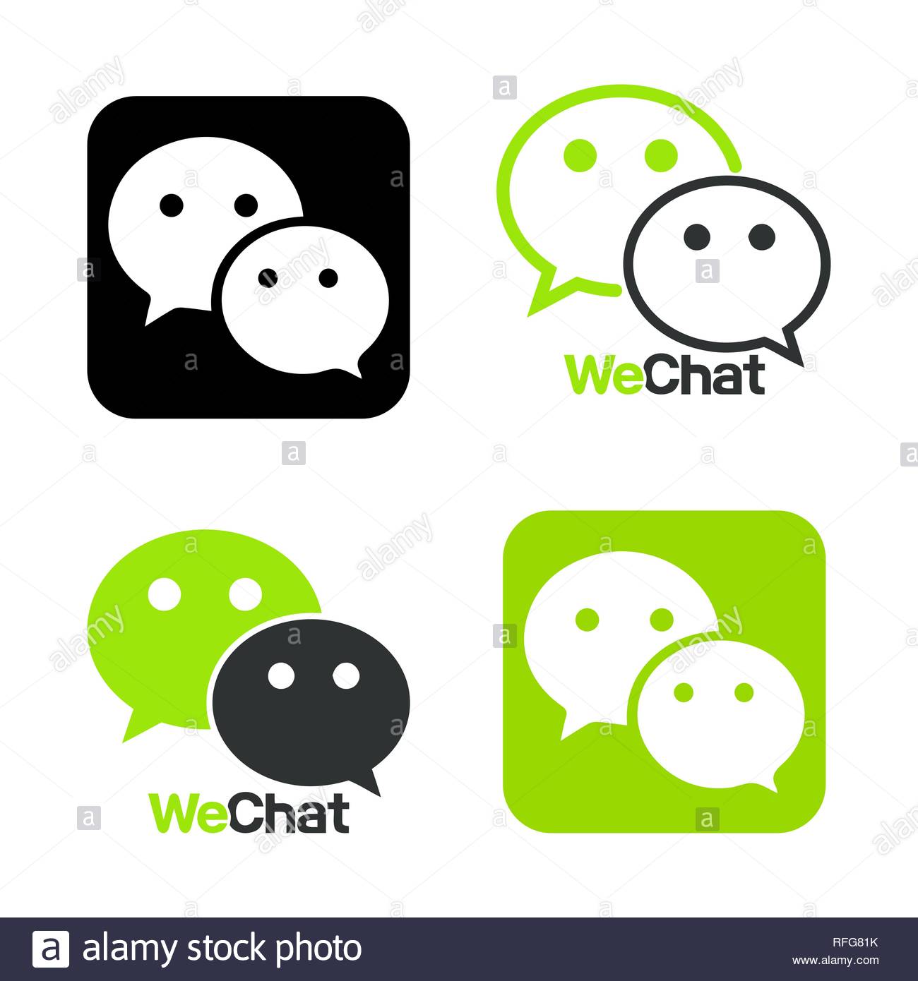 1300x1390 Logo Wechat Vector Logodesignfx
