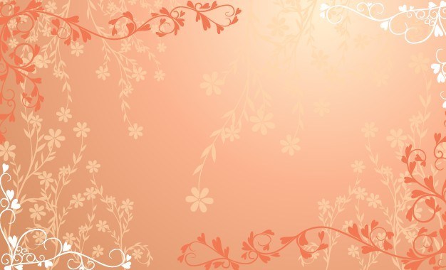626x380 Free Red Floral Wedding Background Vector