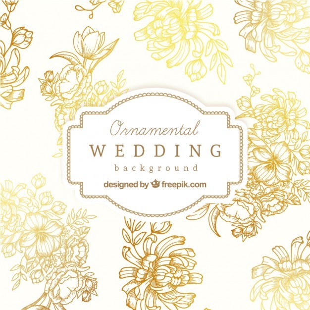 626x626 Ornamental Wedding Background Vector Free Download