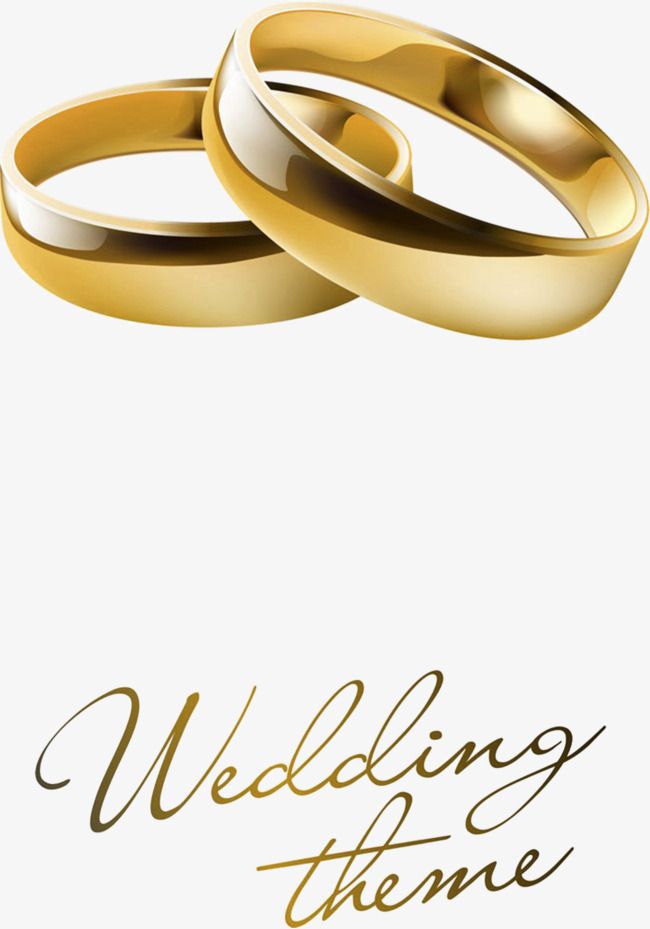 650x929 Wedding Ring Vector Material, Wedding, Vector, Golden Png