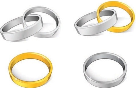 474x308 Free Wedding Ring Vector Free Vector Download