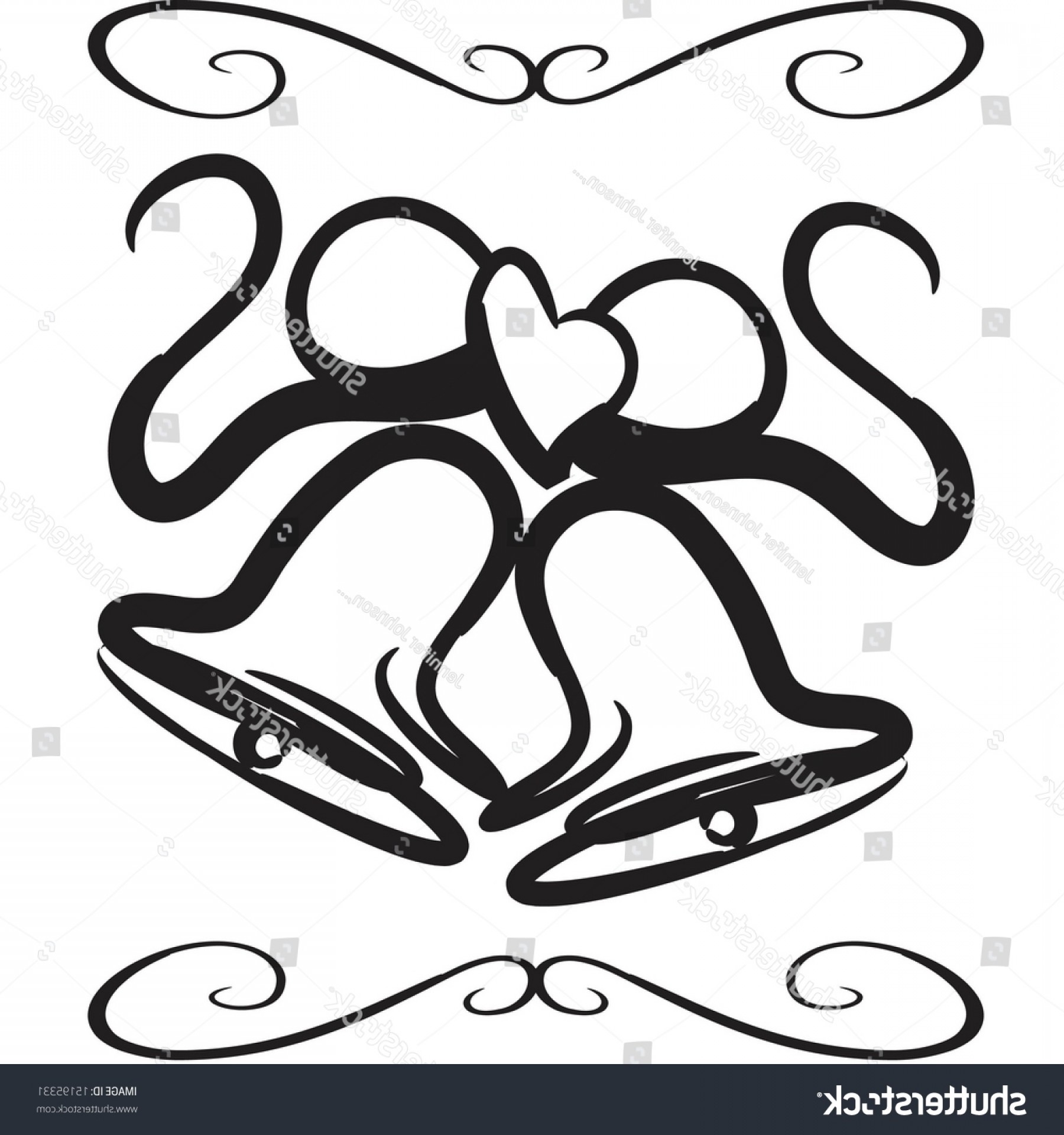 Vector Drawing Wedding Bells Cute Heart Soidergi 1800x1920 Vector Drawing Wedding Bells Cute Heart Soidergi
