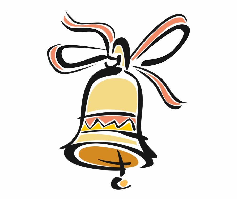 Vector Illustration Of Wedding Bell With Ribbon 920x780 Vector Illustration Of Wedding Bell With Ribbon