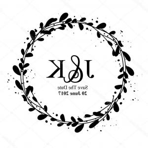 300x300 Stock Illustration Wedding Invitation Rustic Frame Vector Soidergi