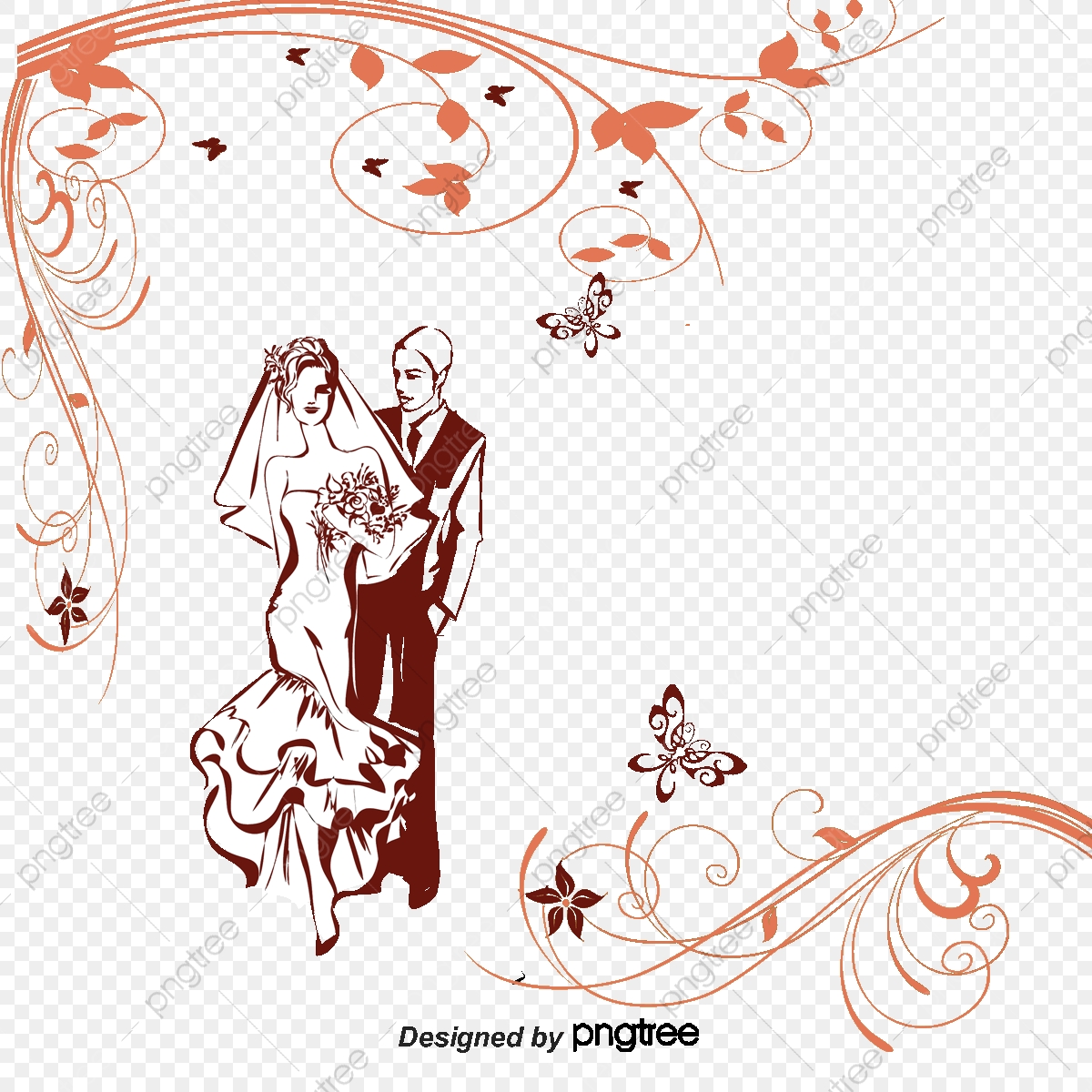 Wedding Border Vector at Vectorified.com | Collection of Wedding Border ...