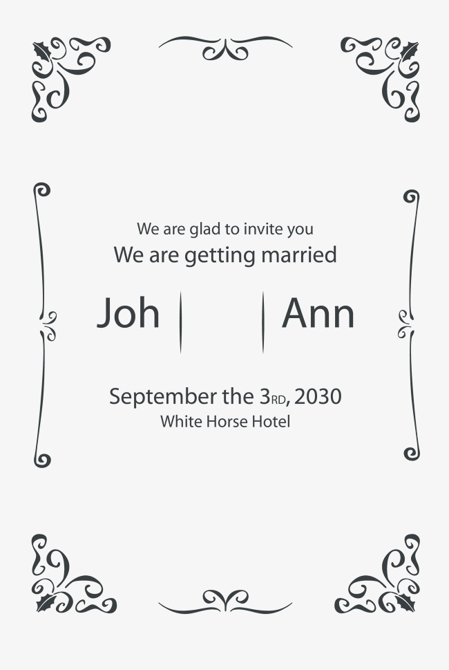 Wedding Border Vector at Vectorified.com | Collection of Wedding Border ...