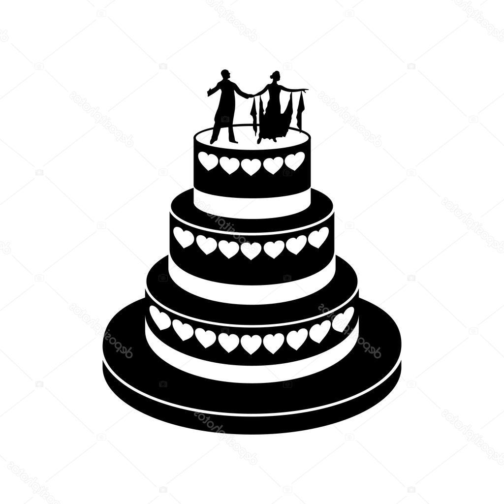 Wedding Cake Vector