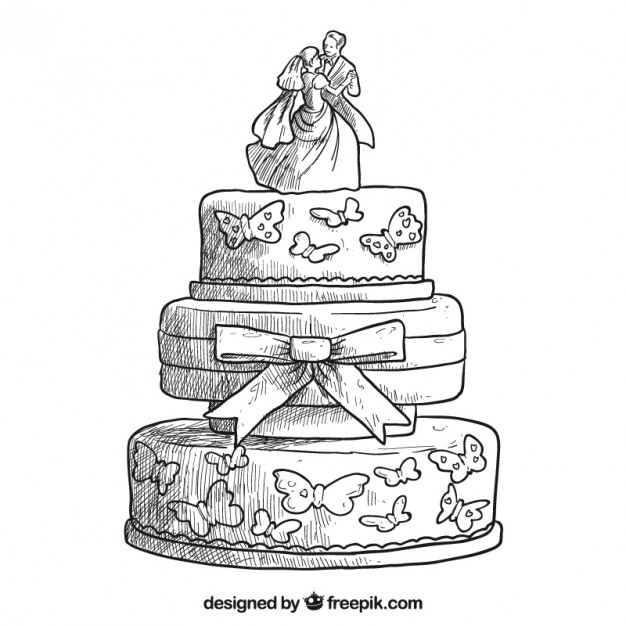 Hand Drawn Wedding Cake Vector Premium Download 626x626 Hand Drawn Wedding Cake Vector Premium Download
