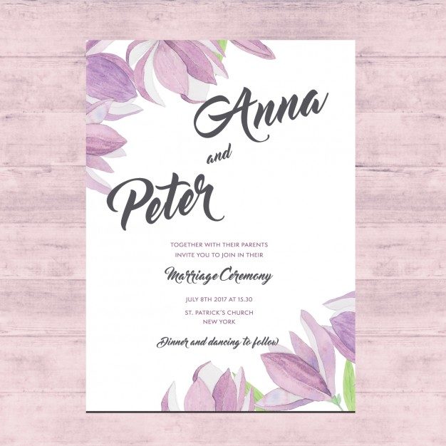 Vector Free Download Floral Wedding Card 626x626 Vector Free Download Floral Wedding Card