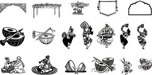 500x247 Hindu Wedding Clipart Vector Clipart Portal