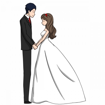 360x360 Wedding Couple Png, Vector, And Clipart With Transparent