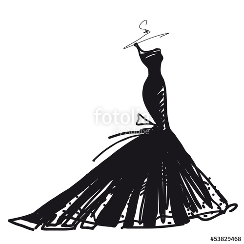 Wedding Dress Vector Stock Image And Royalty Free Vector 500x500 Wedding Dress Vector Stock Image And Royalty Free Vector